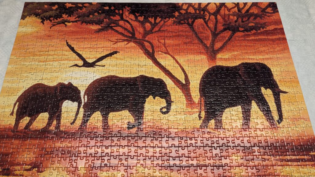 Triptychon Puzzle Deluxe von noris - (2 x 500 & 1 x 1000 Teile)