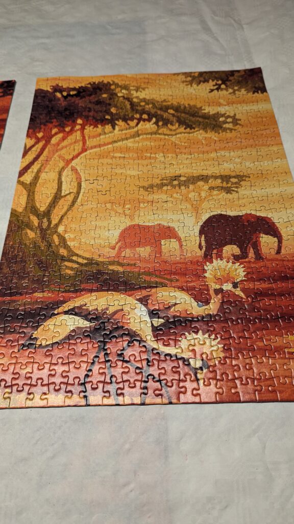 Triptychon Puzzle Deluxe von noris - (2 x 500 & 1 x 1000 Teile)