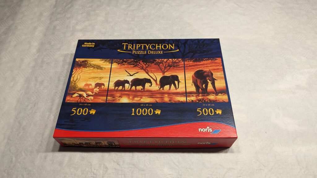 Triptychon Puzzle Deluxe von noris - (2 x 500 & 1 x 1000 Teile)